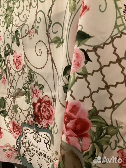 Платок шарф шелк русское в моде соловей