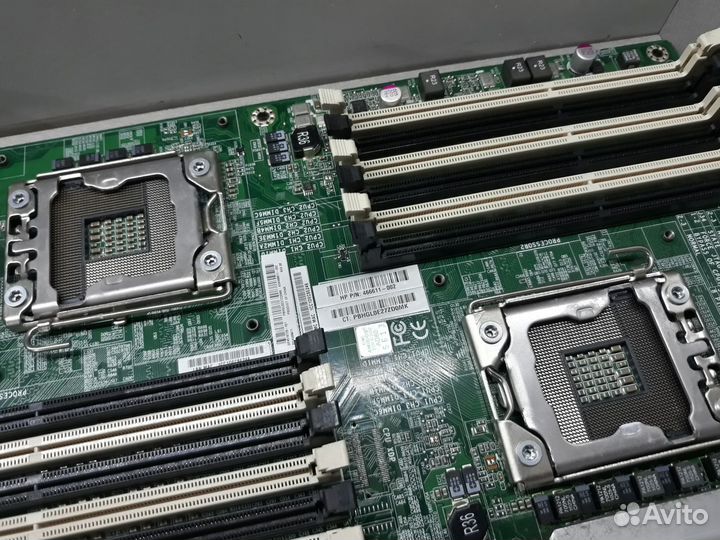 Неисправная материнская плата Socket 1366 HP