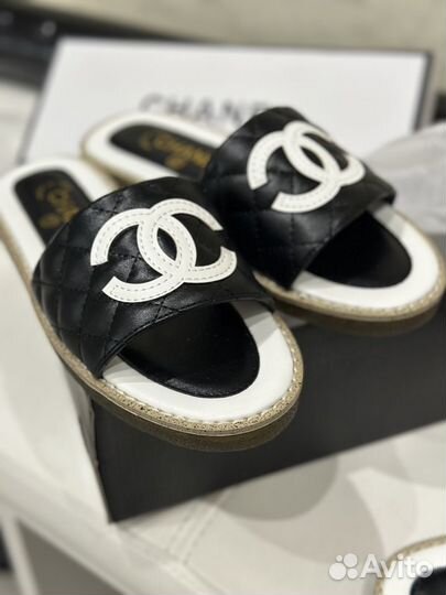 Шлепанцы chanel