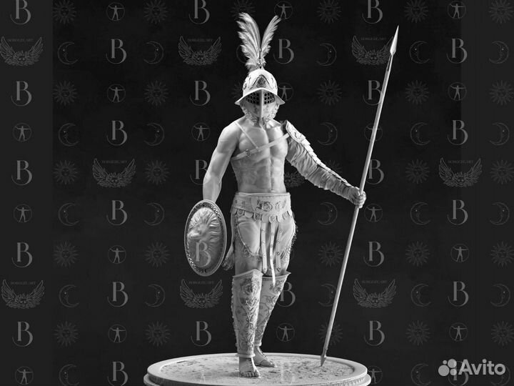 Статуя Гладиатора Гопломаха 2 м