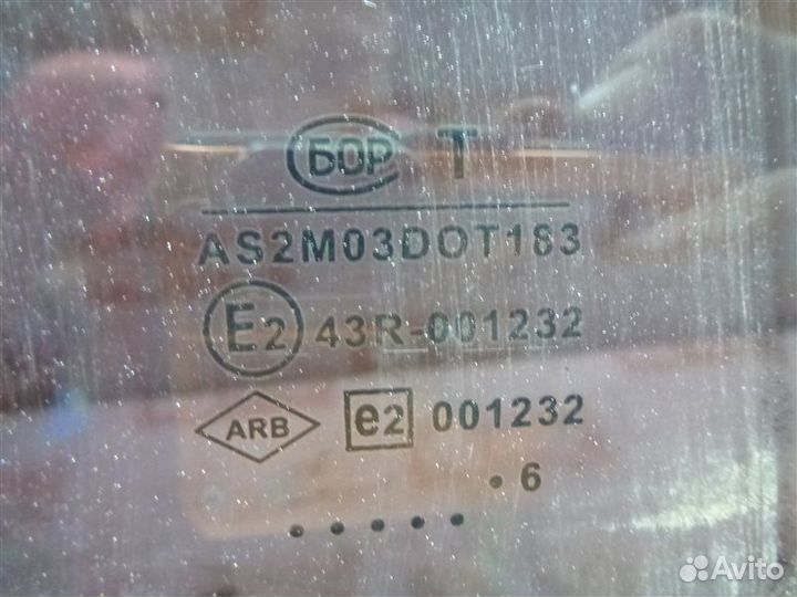 Стекло двери заднее правое Renault Logan LS0G