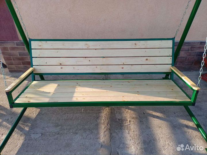 Садовые качели лофт