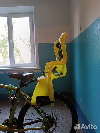 Детское велокресло заднее