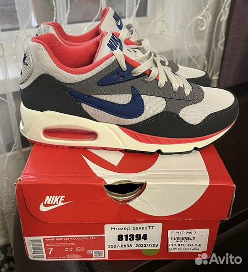 Кроссовки nike air max correlate