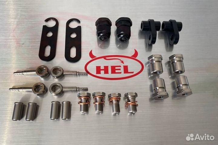 Армированные тормозные шланги на Lexus IS200