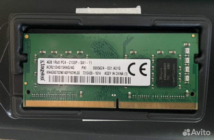 Оперативная память sodimm ddr4 4gb