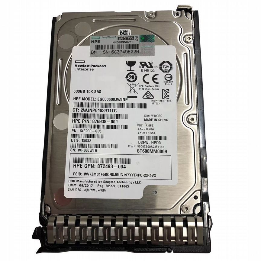 [876938-001] Жесткий Диск Hp Eg000600jwjnp 600gb Sas 2,5" Hdd 876938-001