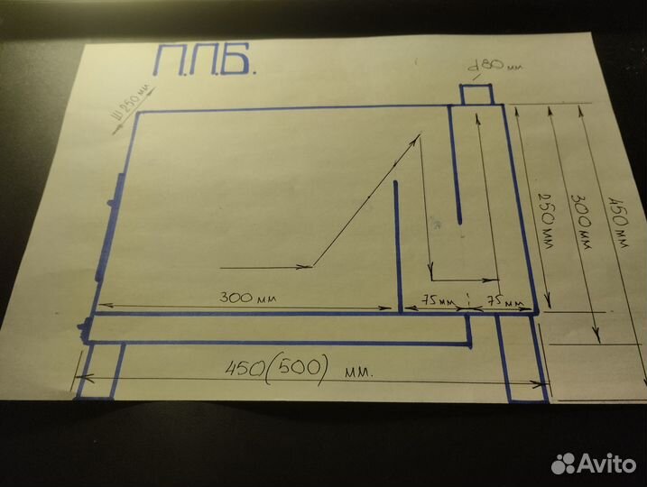 Печка в палатку с тепловыми колодцами