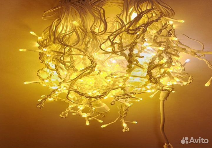 Гирлянда бахрома 25м