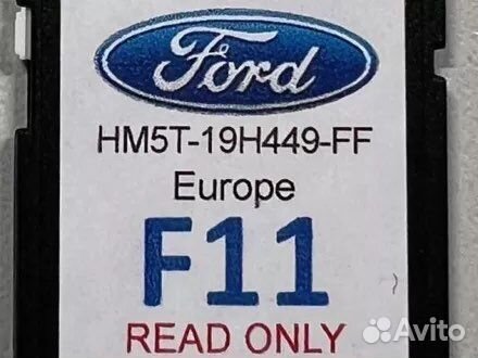 Карта навигации Ford Sync F11 2022