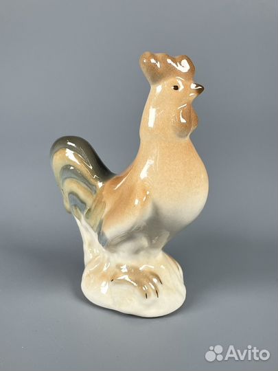 Фигурка петух лфз статуэтка фарфор СССР