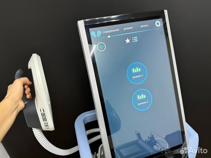 Аппарат Emsculpt электромагнитной стимуляции мышц, коррекции фигуры и обучение