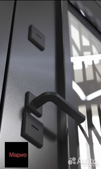 Дверь входная с терморазрывом и стеклопакетом