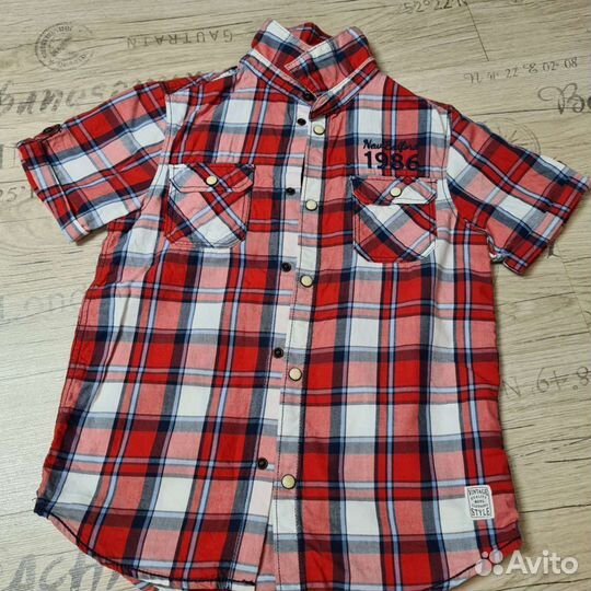 Рубашка 128 р. ф.H&M