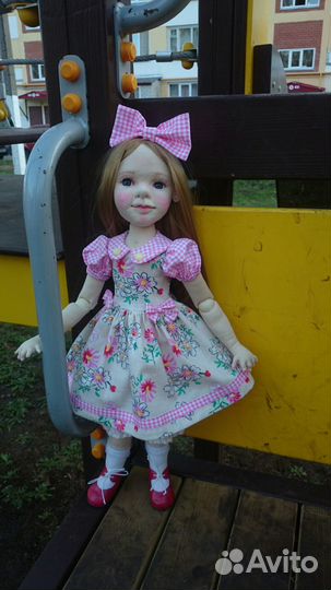 Кукла ручной работы из ткани Светлана