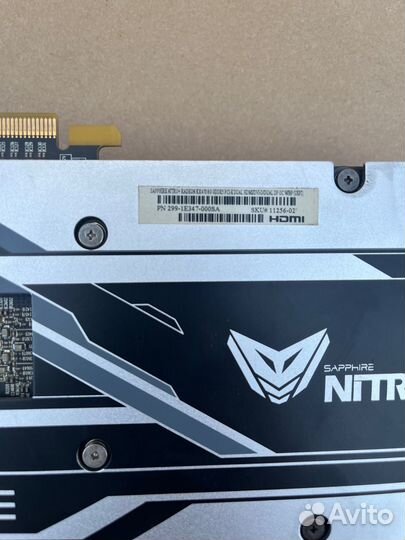 Видеокарта Sapphire nitro rx 470 8gb