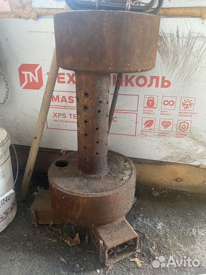 Печь буржуйка на масле