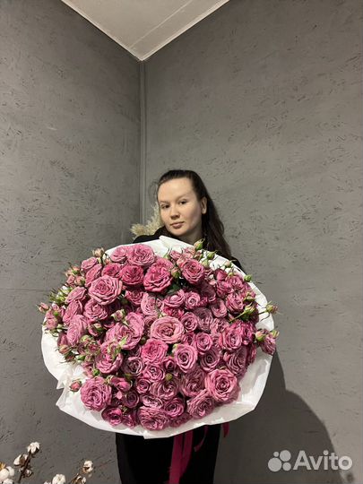 Вау-букет из 101 розы
