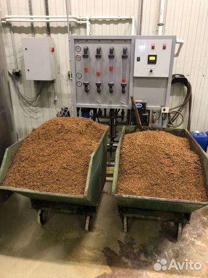 Пивная дробина в мешках