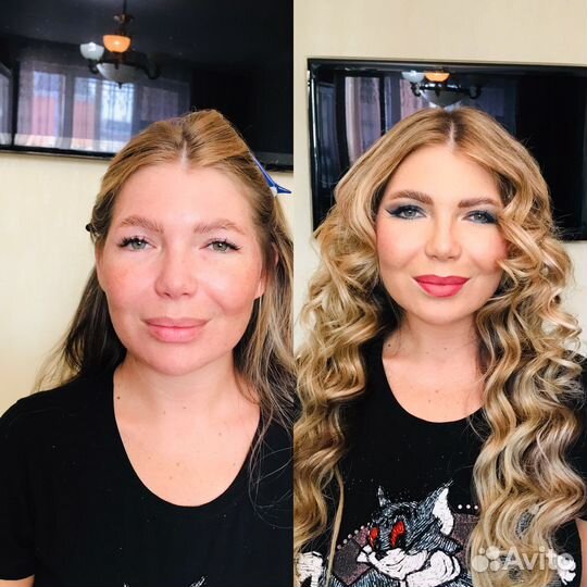 Макияж- прическа