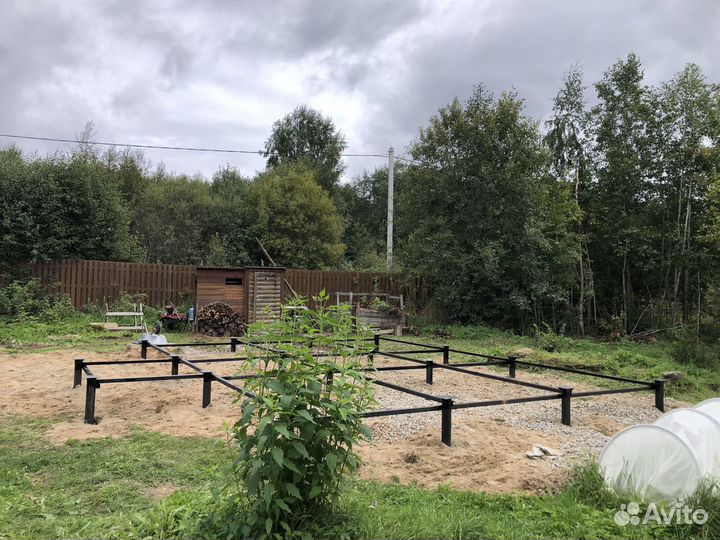 Свайно-винтовой фундамент