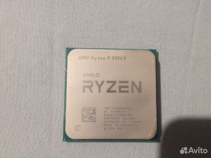 Процессор ryzen 3900x