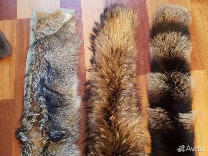 Новые воротники натуральный мех