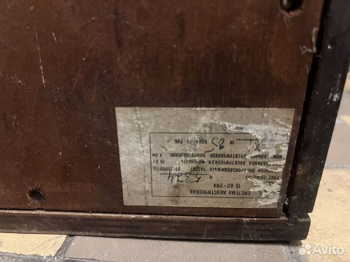 Система акустическая 15ас 204