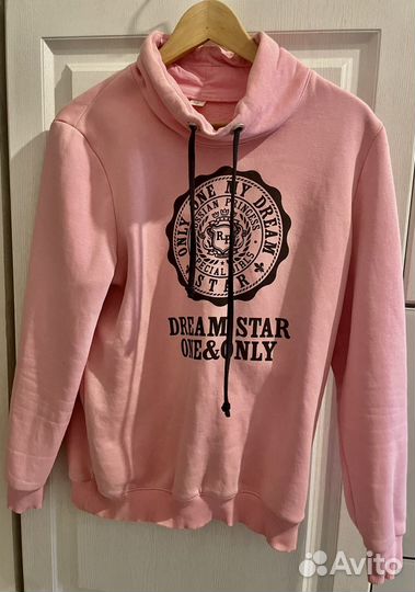 Толстовка женская. Кофта. Свитшот. Розовый. 46-48