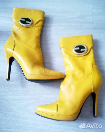 Ботильоны кожаные 37