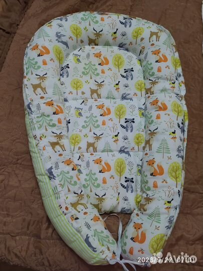 Кокон для новорожденных+ круг для плавания