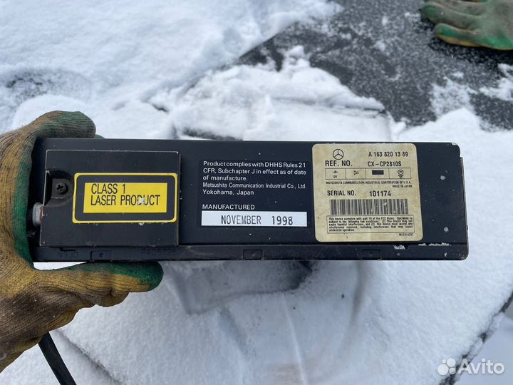 Мерседес w163 ML cd чейнджер