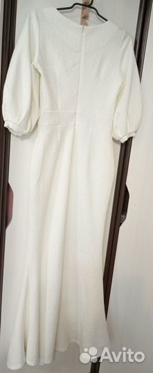 Белое вечернее платье 44 размера
