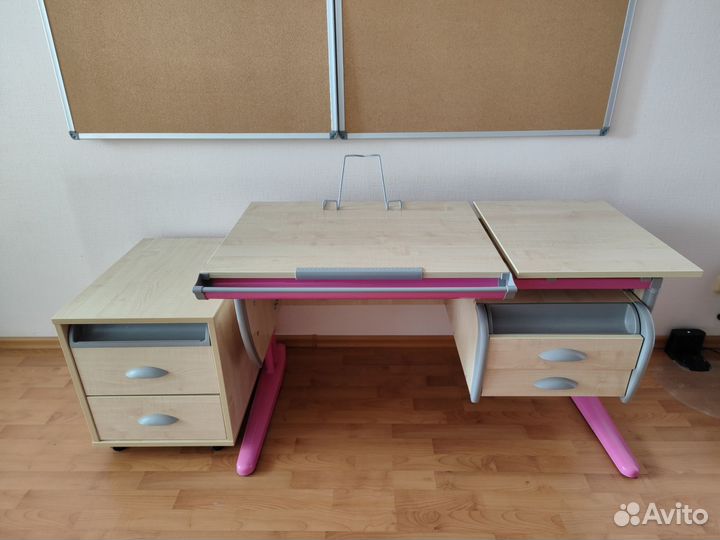 Парта- трансформер с тумбой и стулом