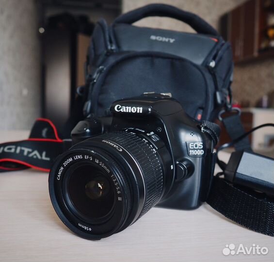 Зеркальный фотоаппарат canon eos 1100d