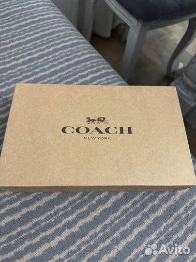 Мужской кожаный клатч Coach