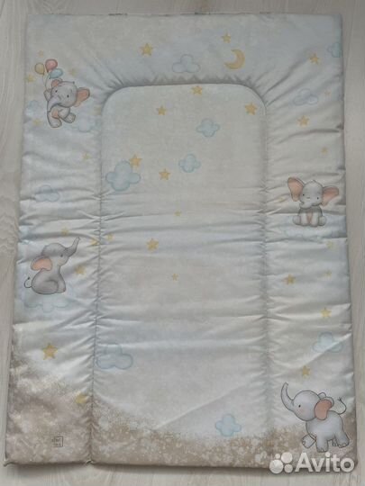 Матрас на пеленальный столик70х50 см Слоненок