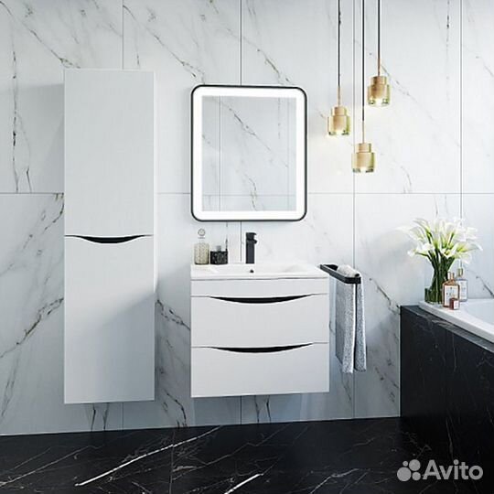 Тумба с раковиной iddis clo80w0i95k Белая