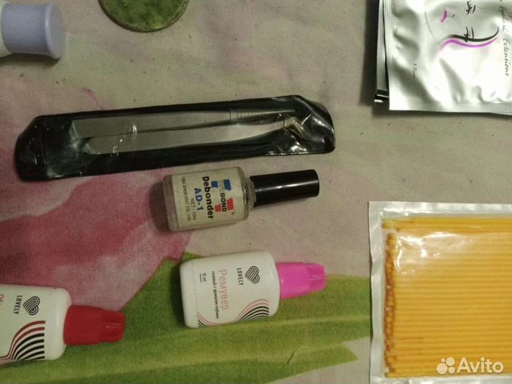 Матерьял для наращивания и ламинирование ресниц
