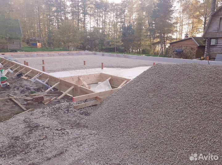 Щебень гравийный под парковку
