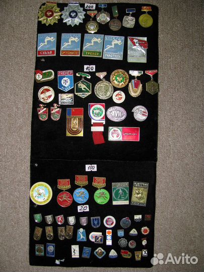 Значки спорт СССР