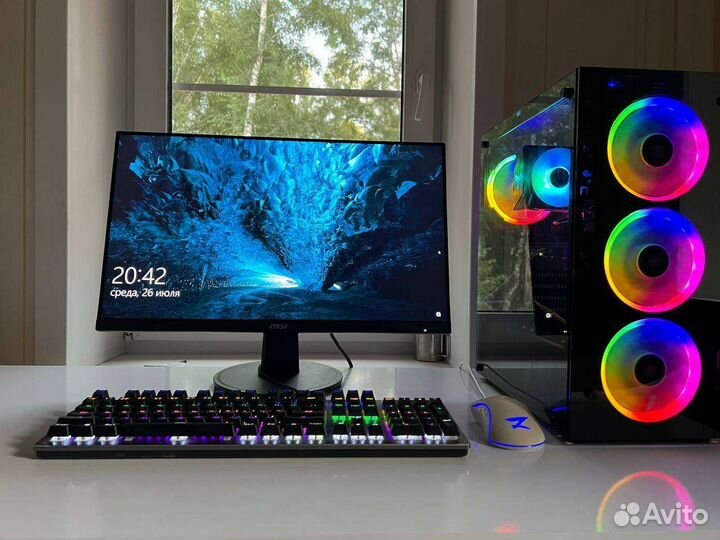 Продам игровой пк RX5500XT+I7 2600
