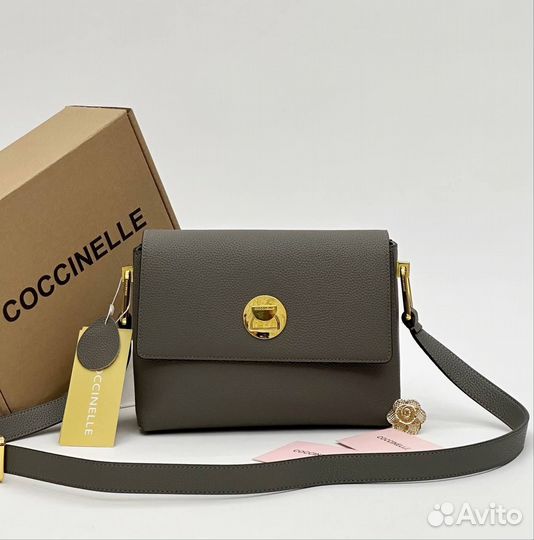 Сумка Coccinelle цвет серый