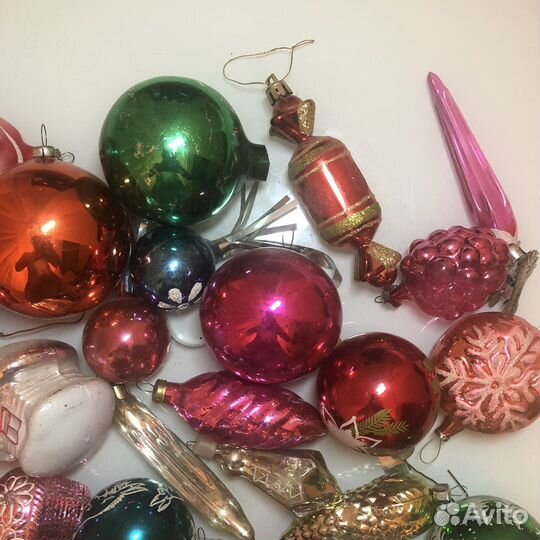 Елочные игрушки СССР одним лотом