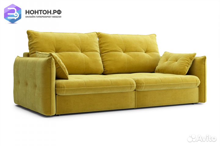 Диван тик-так Нортон горчичный