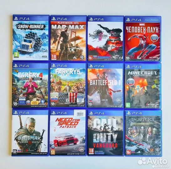 Диски Игры PS4 Лицензионные PlayStation 4