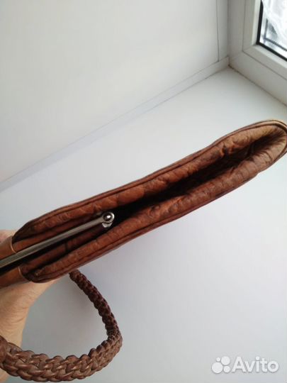 Сумка ретро кожаная