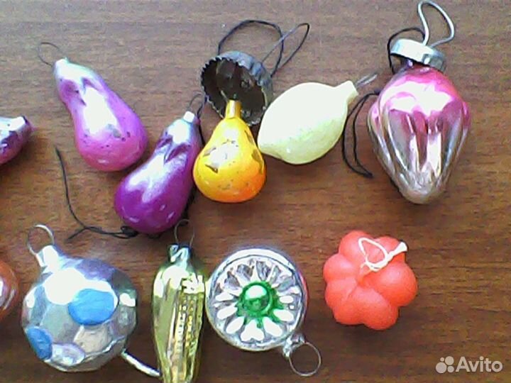 Ёлочные игрушки мини 50-70 г.ссср