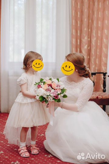 Нарядное платье для девочки 98 104