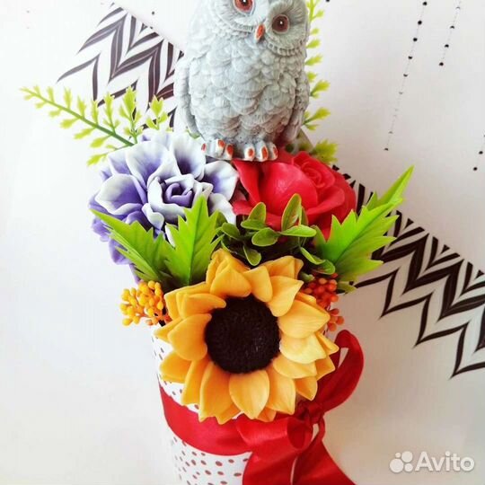 Букеты из мыла ручной работы учителю,воспитателю